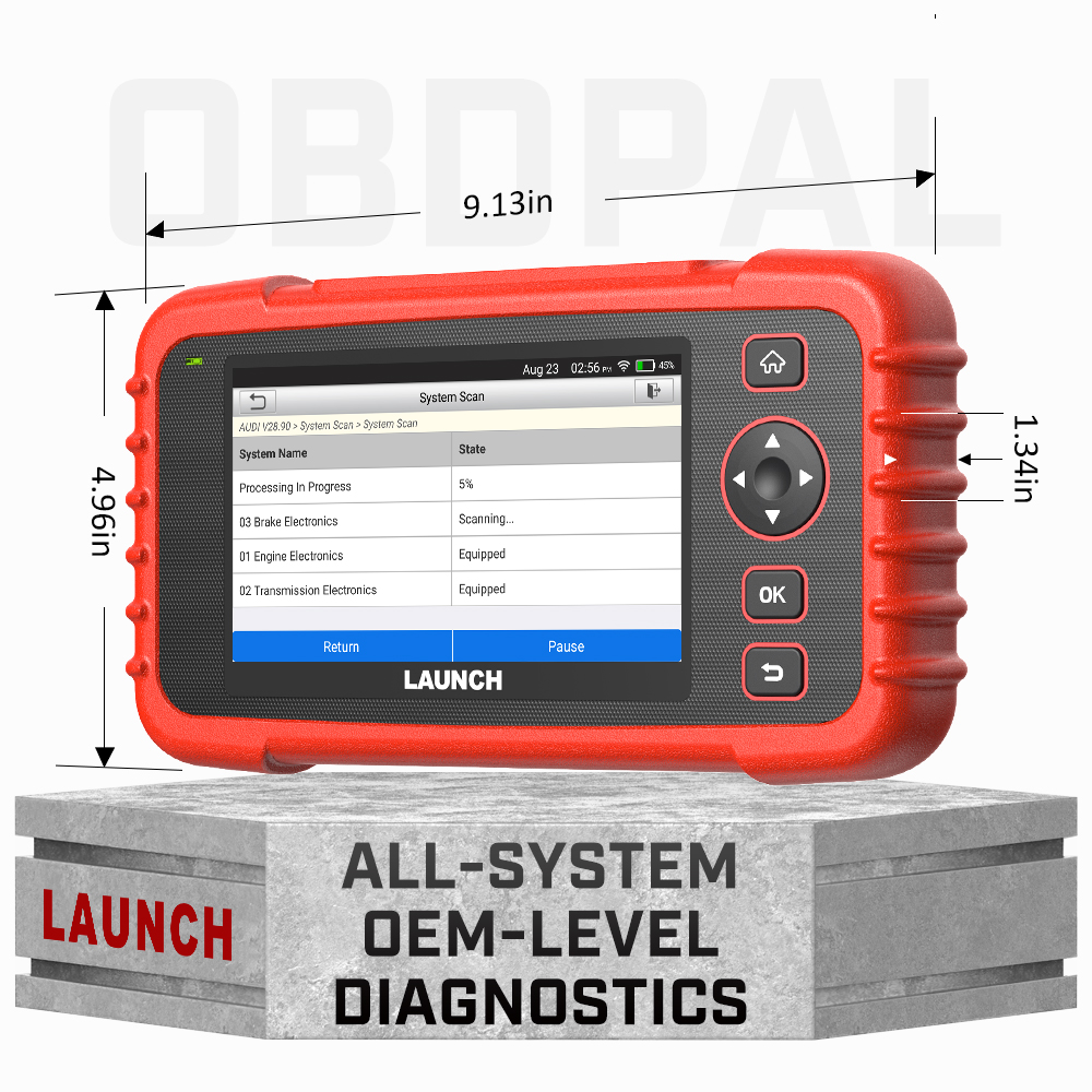 [8 Service Functions] Launch CRP129X Plus All System Car Scanner Diagnostic Tool