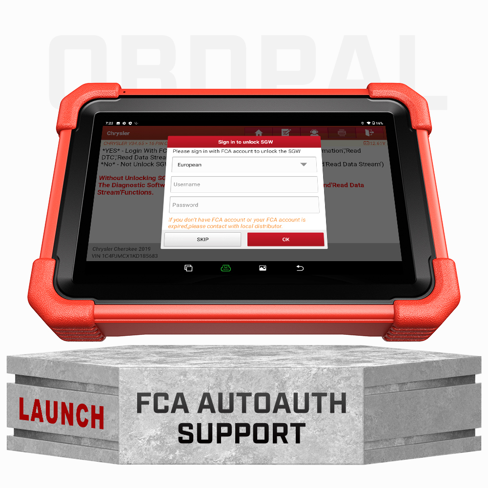 [Bluetooth Wireless] Launch X431 CRP919XBT OBD2 Scanner