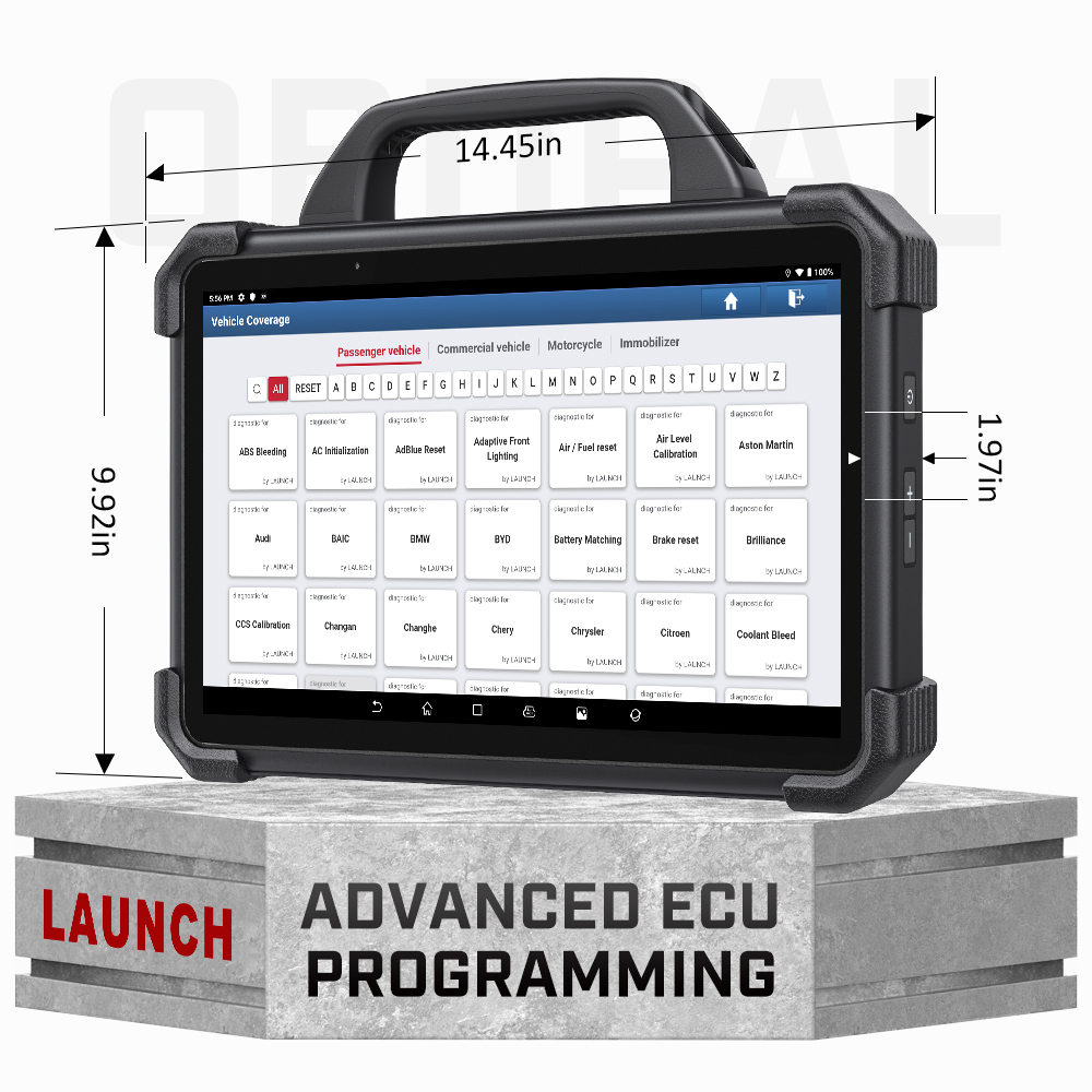 [No.1 Seller] Launch X431 PADVII Elite Full Function Scanner ECU Programming for 30 Brands