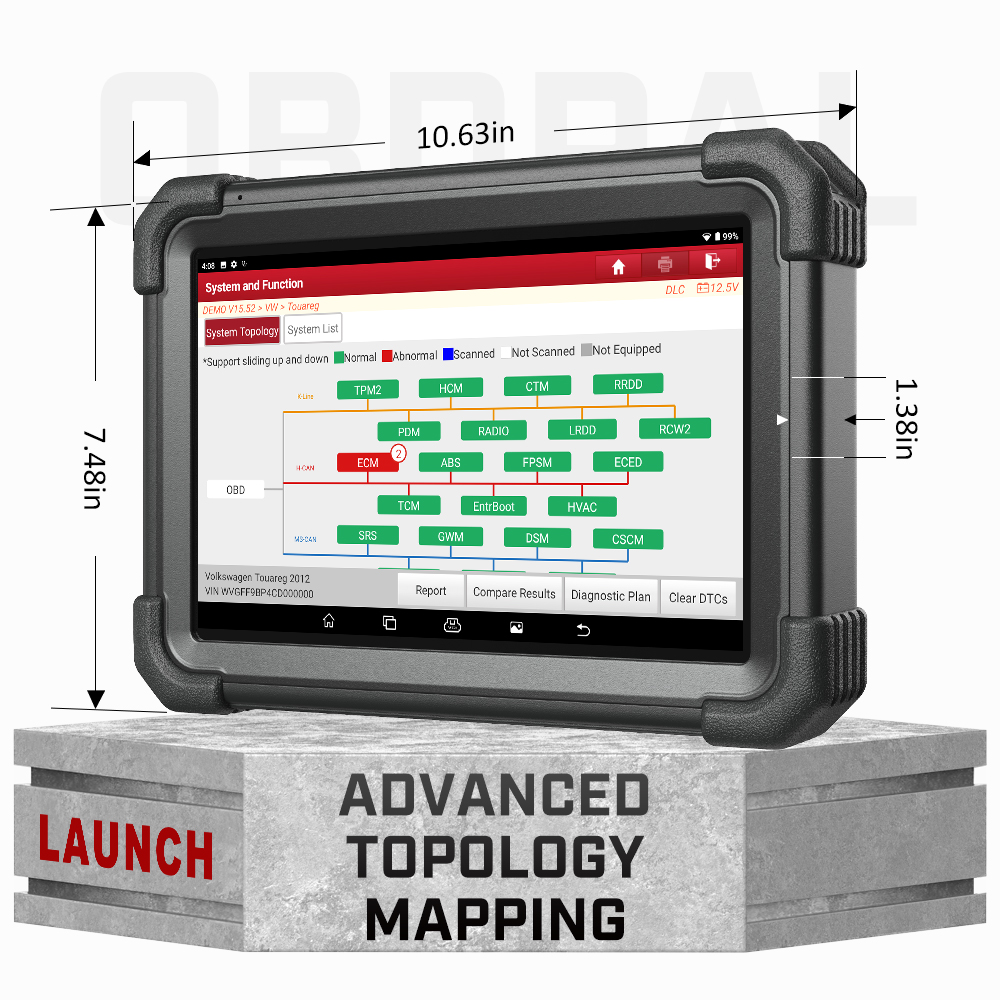 [ECU Coding] Launch X431 PRO3 APEX Wireless Diagnostic Tool with DBScar VII 