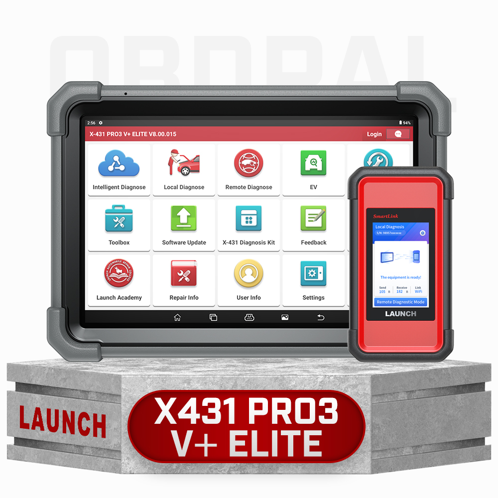 Launch X431 PRO3 V+ Elite Bidirectional Scan Tool with SmartlinkC 2.0 CANFD/DoIP/D-PDU