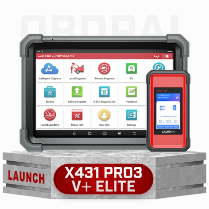 Launch X431 PRO3 V+ Elite Bidirectional Scan Tool with SmartlinkC 2.0 CANFD/DoIP/D-PDU