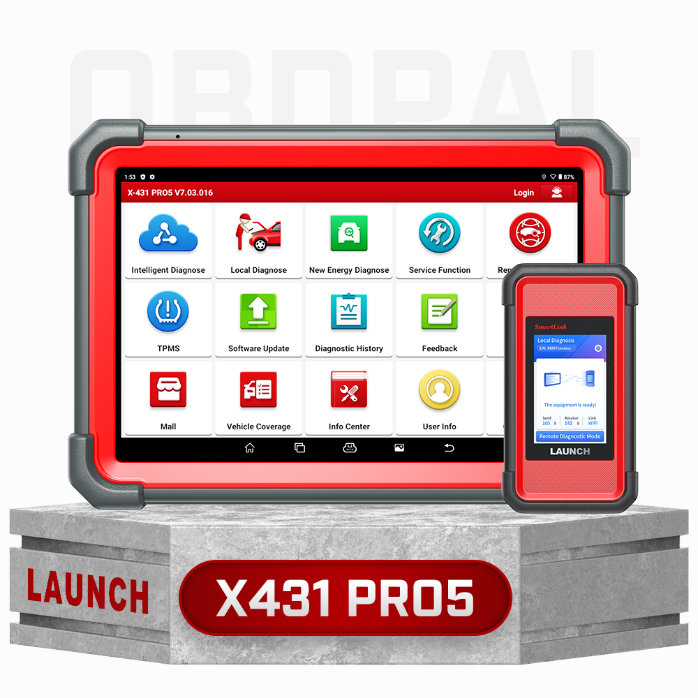 [50+ Service Functions] Launch X431 PRO5 J2534 Reprogramming Scan Tool