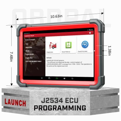 [50+ Service Functions] Launch X431 PRO5 J2534 Reprogramming Scan Tool