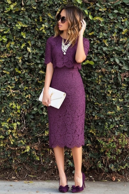 Cute Two-Piece Short-Sleeve Pink Lace Short Homecoming Dress UK Formal Dress