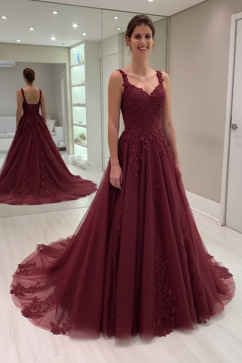 Sweetheart White Tulle Lace A-line Wedding Dresses Sleeveless Appliques Bridal Dress