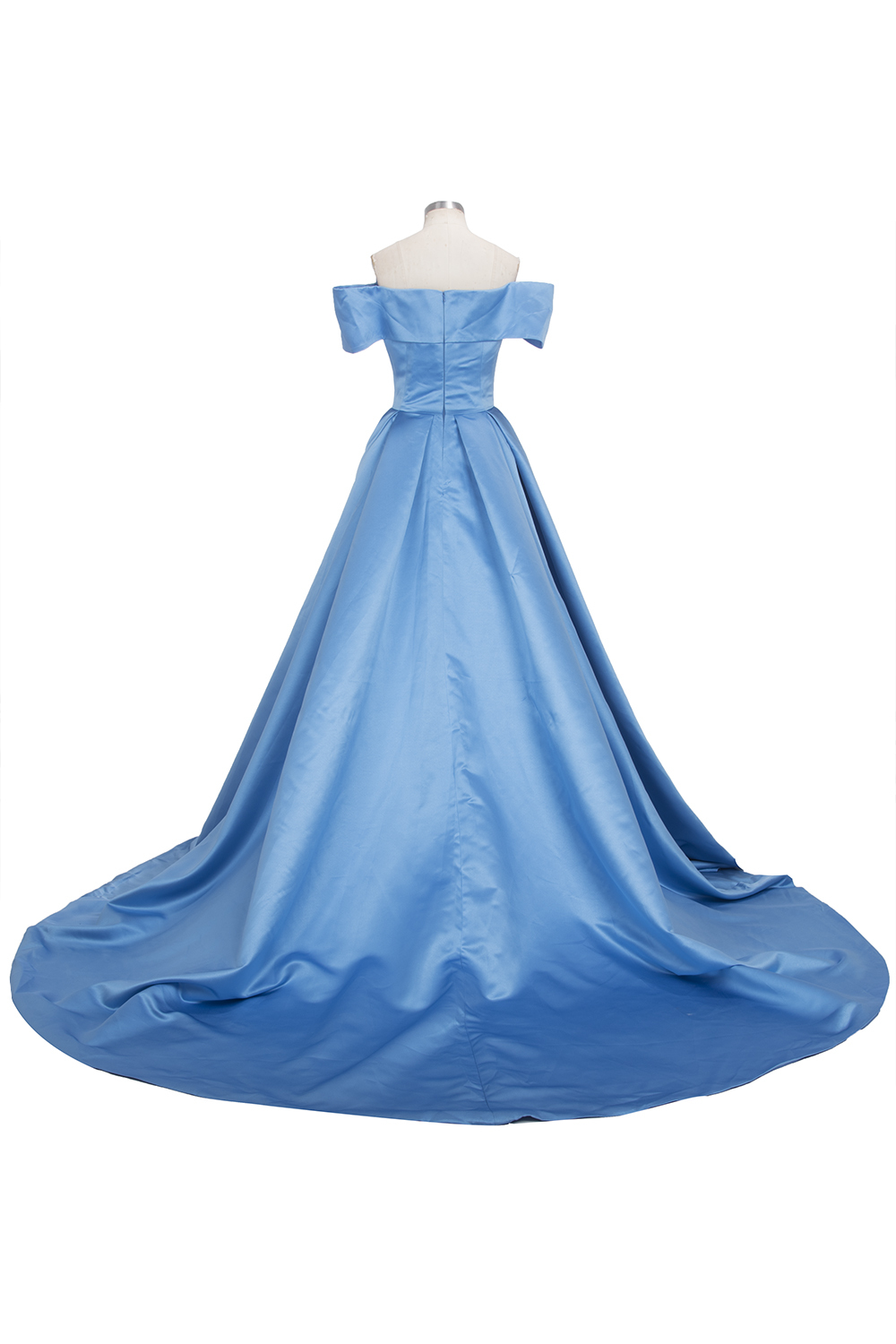 Gorgeous Off-the-Shoulder Mermaid Evening Dress UK Long With Slit BA6777