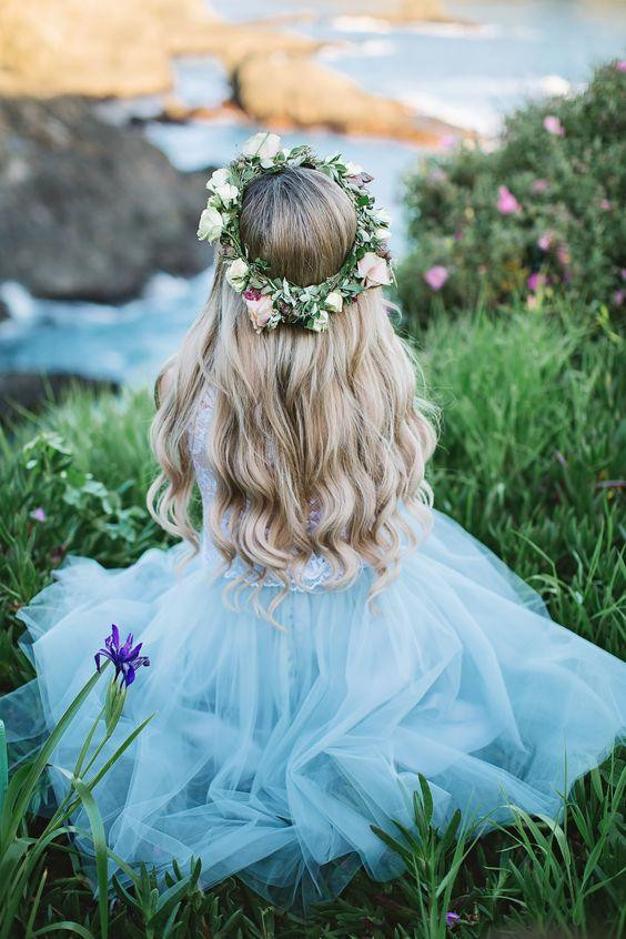 Smoky Blue Fluffy Tulle Chic Lace Party Dresses | Sleeveless Cheap Short Evening Dress