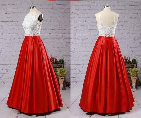 Lace Appliques Prom Dress UKes UK Side slit Mermaid Sleeveless Evening Dress UKes UK