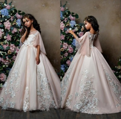 Lovely Princess Flower Girl Dress | 2019 Zipper Girls Pageant Dress