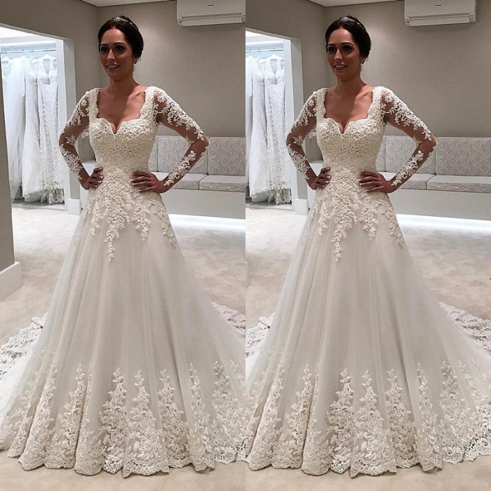 Long Sleeve Wedding Dress | Lace Bridal Gowns On Sale