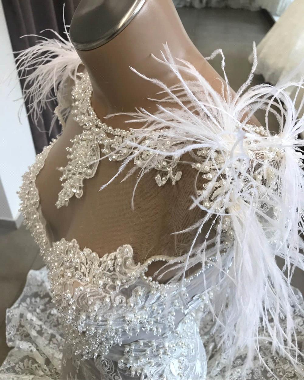 Gorgeous Mermaid Wedding Dress Sweetheart Lace Bridal Gown
