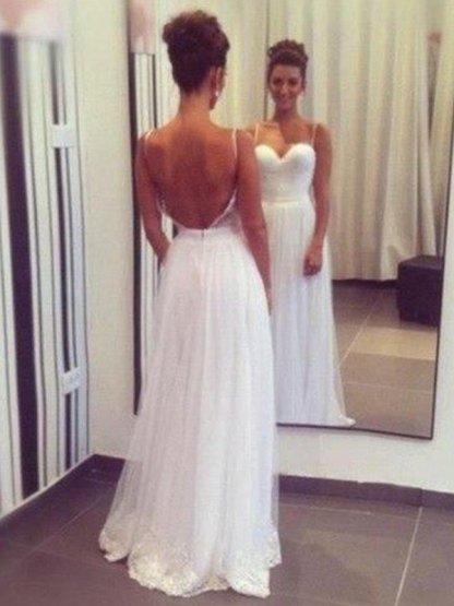 Tulle Floor-Length Ruffles A-Line Sleeveless Sweetheart Wedding Dresses UK