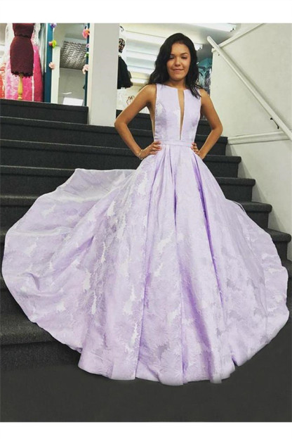 Sexy Lace Jewel Prom Dress UKes UK Ruffles Keyhole Sleeveless Evening Dress UKes UK