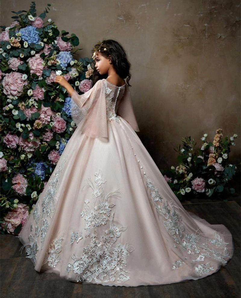 Lovely Princess Flower Girl Dress | 2019 Zipper Girls Pageant Dress