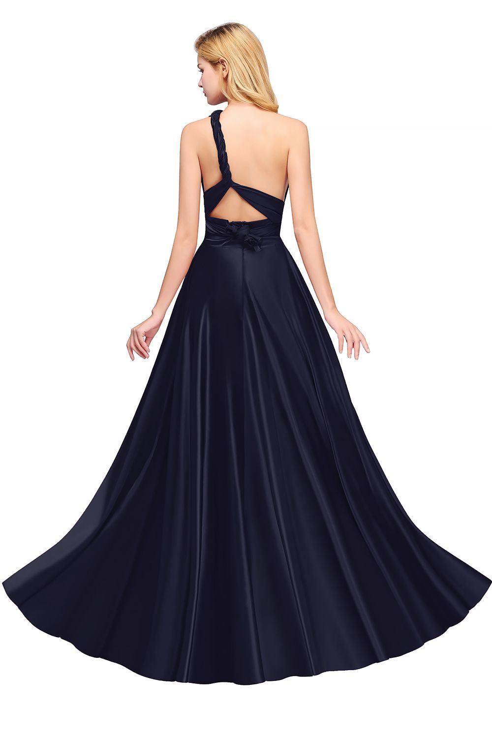 Convertible Dress Multi-way Twist Wrap Bridesmaid Dress Wedding Party Dress