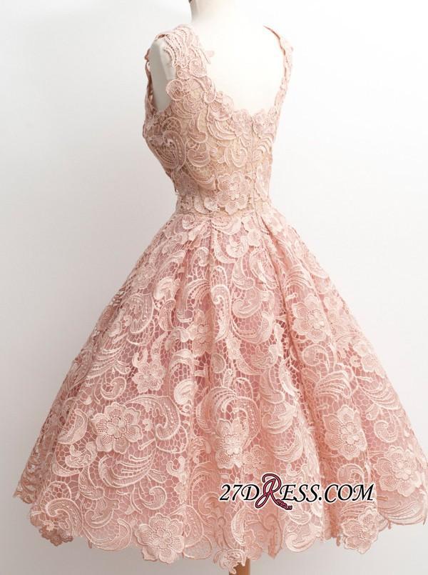 Short Scoop-Neck Lace Black Little Dress UKes UK Homecoming Dress UKes UK-27Dress.co.uk