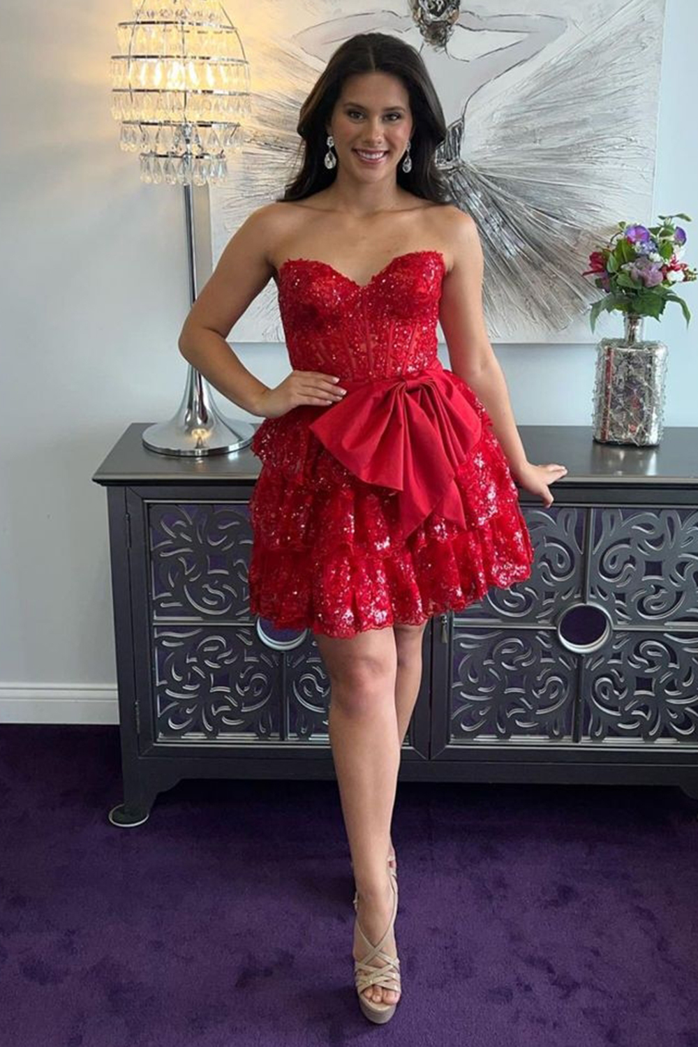 sachin and babi light blue dress Make a Statement with Rachel Allan Homecoming Dresses