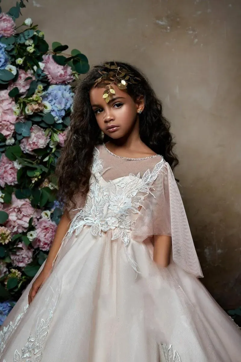 Lovely Princess Flower Girl Dress | 2019 Zipper Girls Pageant Dress