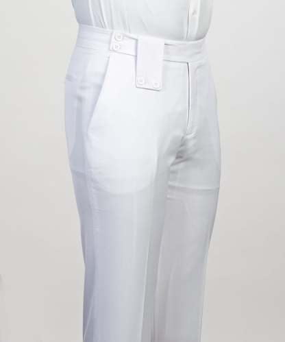 Ernest White Peaked Lapel Two Pieces Close Fitting Wedding Suits
