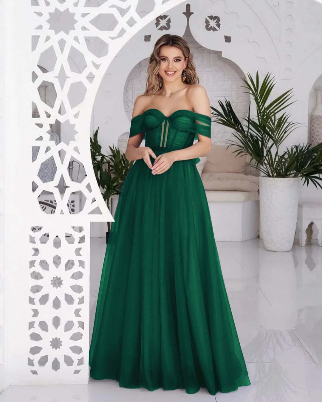 Stunning Tulle Off the Shoulder Sweetheart Strapless Royal Blue Prom Dress