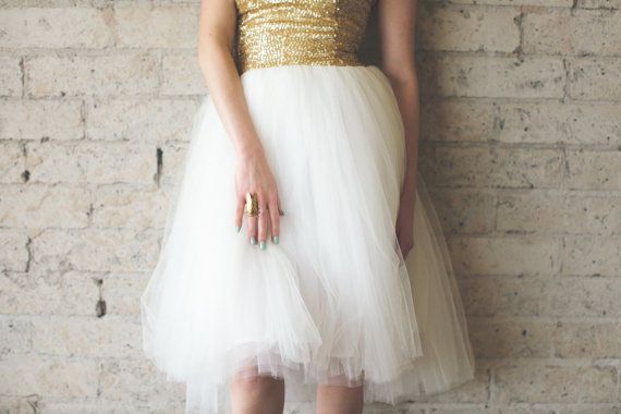 Mini Sequined Wedding Reception Dress Sleeveless Tulle