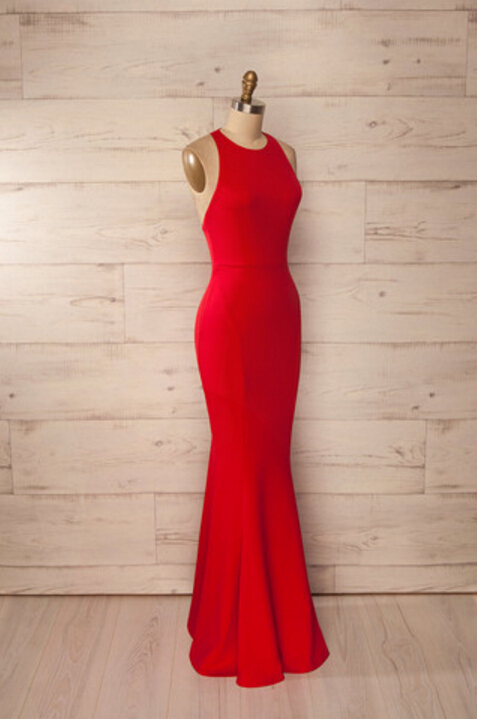 Elegant Sleeveless Backless Prom Dress UKes UK Long Mermaid Party Gown BA3168