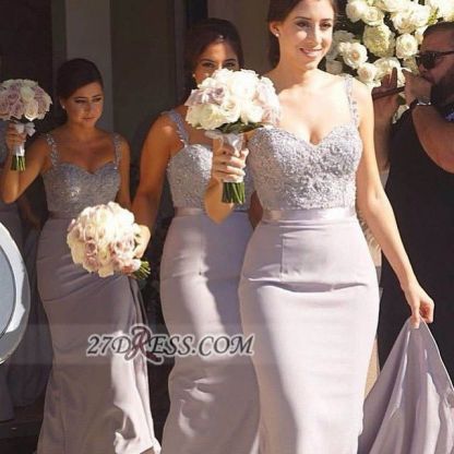 Modern Sweetheart Sleeveless Chiffon Bridesmaid Dress UK With Lace Appliques