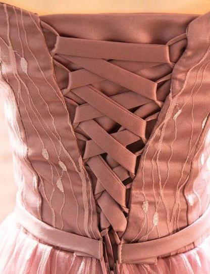 Trendy Short Sleeves A-Line Off-the-Shoulder Tea-Length Homecoming Dress UK