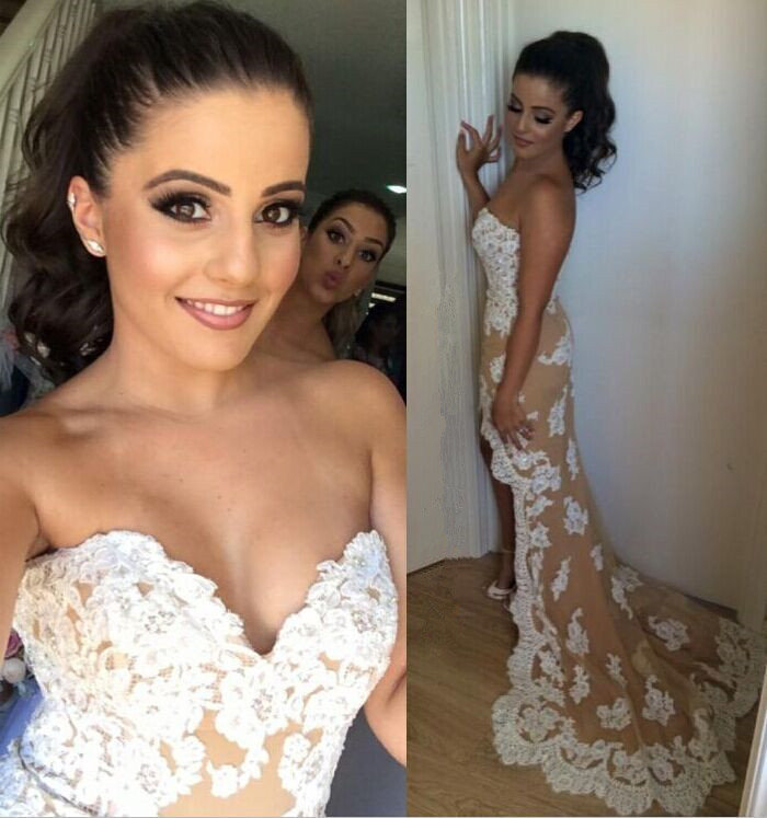 Newest Sleeveless Hi-Lo Black Prom Dress UK Sweep Train