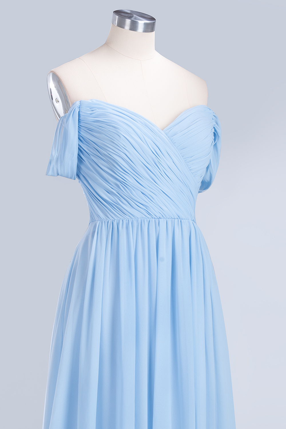 Sexy A-line Flowy Straps Sweetheart Sleeveless Floor-Length Bridesmaid Dress UK UK with Ruffles