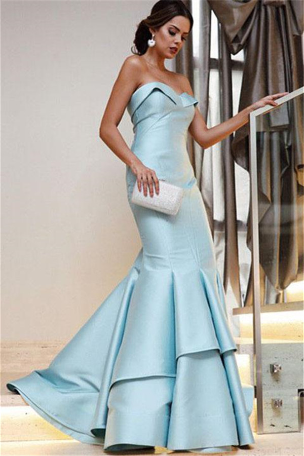 Sequin Ruffle Sweetheart Prom Dress UKes UK Sexy Mermaid Sleeveless Evening Dress UKes UK-27Dress.co.uk