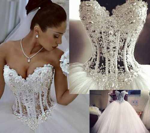 Elegant Sweetheart Sleeveless Tulle Wedding Dress With Appliques Beadss-27Dress.co.uk