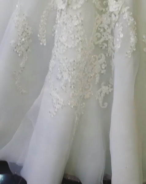 Crystals Long Sleeves Wedding Dresses UK Off-the-Shoulder Sexy Mermaid Bridal Gowns