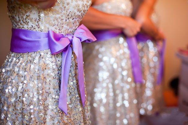 Gorgeous Sleeveless Short Bridesmaid Dress UK Sweetheart Bowknot Sequins-27Dress.co.uk