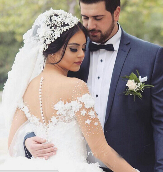 Elegant Off the Shoulder Ball Gown Wedding Dresses UK Tulle