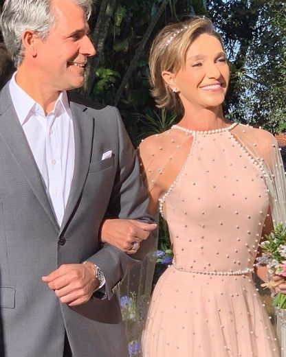 Simple Sexy Pink Sheer-Tulle Open back Beading A-Line Prom Dress UK UK