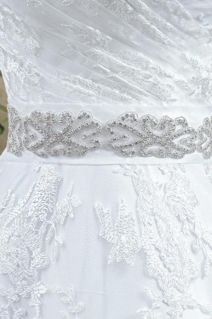 Modern Sweetheart Princess Wedding Dress Lace-up Beadss Bowknot