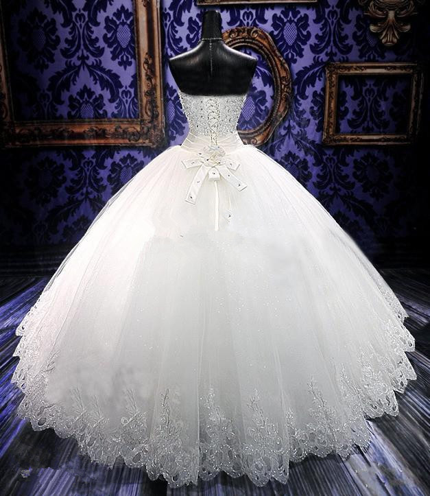 Modern Sweetheart Sleeveless Tulle Lace Wedding Dress With Beadss Lace-up
