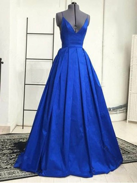 Sexy V-Neck Long Evening Dress UK HT004