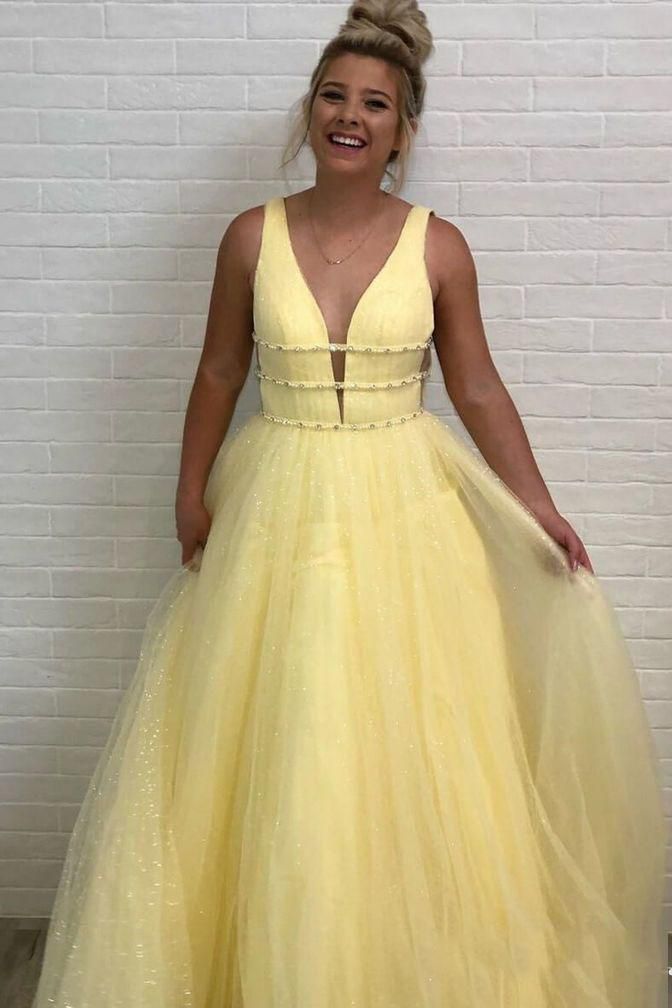 Sexy Sequins Riboons Straps Prom Dress UKes UK Ball Gown Sleeveless Evening Dress UKes UK with Beads