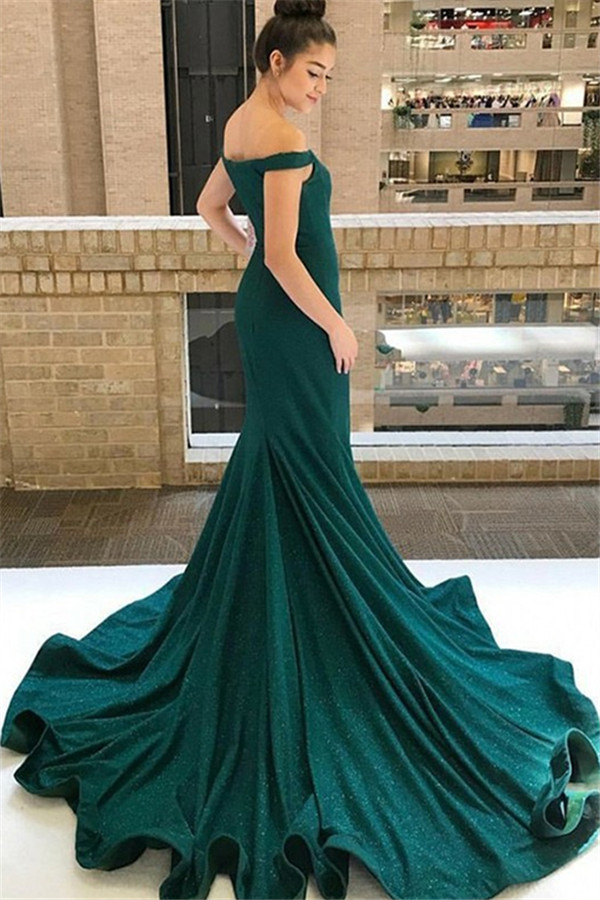 Sexy One-shoulder Applique Prom Dress UKes UK Long Sleeves Side Slit Elegant Evening Dress UKes UK with Sash-27Dress.co.uk