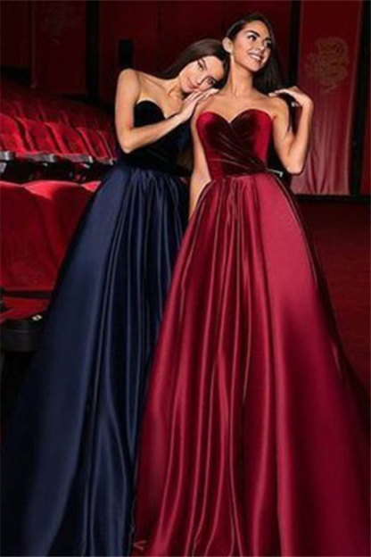 Sexy Sweetheart Ruffles Prom Dress UKes UK Popular Sleeveless Elegant Evening Dress UKes UK Sexy