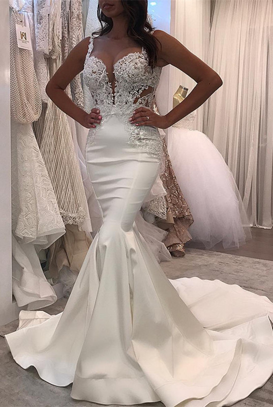 Lace Wedding Dress | Sexy Mermaid Long Bridal Gowns
