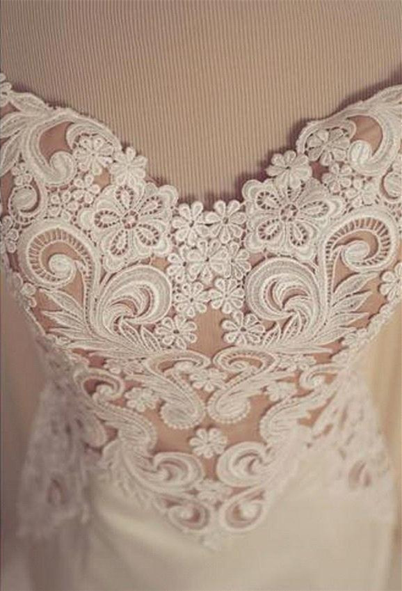 Gorgeous Lace Sexy Mermaid Wedding Dresses UK Tulle Sweetheart