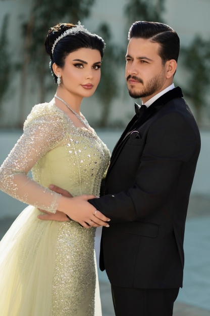 Square Neckline Tulle Sequins Long Sleeve Mermaid Wedding Dresses
