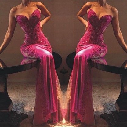 Elegant Column Sweetheart Lace Appliques Sexy Prom Dress UKes UK UK