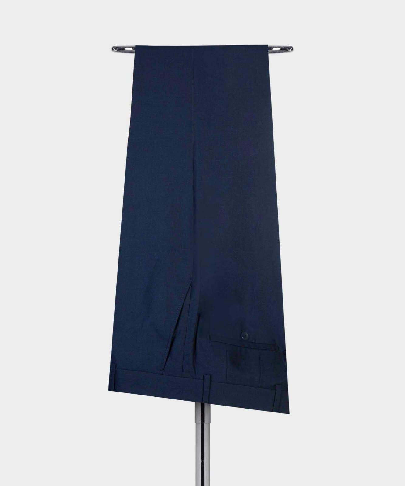 Antony New Arrival Navy Double Breasted Slim Fit Bespoke Prom Men Suits
