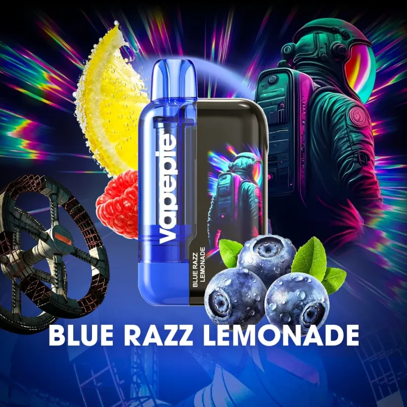 BLUE RAZZ LEMONADE & VAPEPIE Ultra Phantom 30000 WAYS x TK