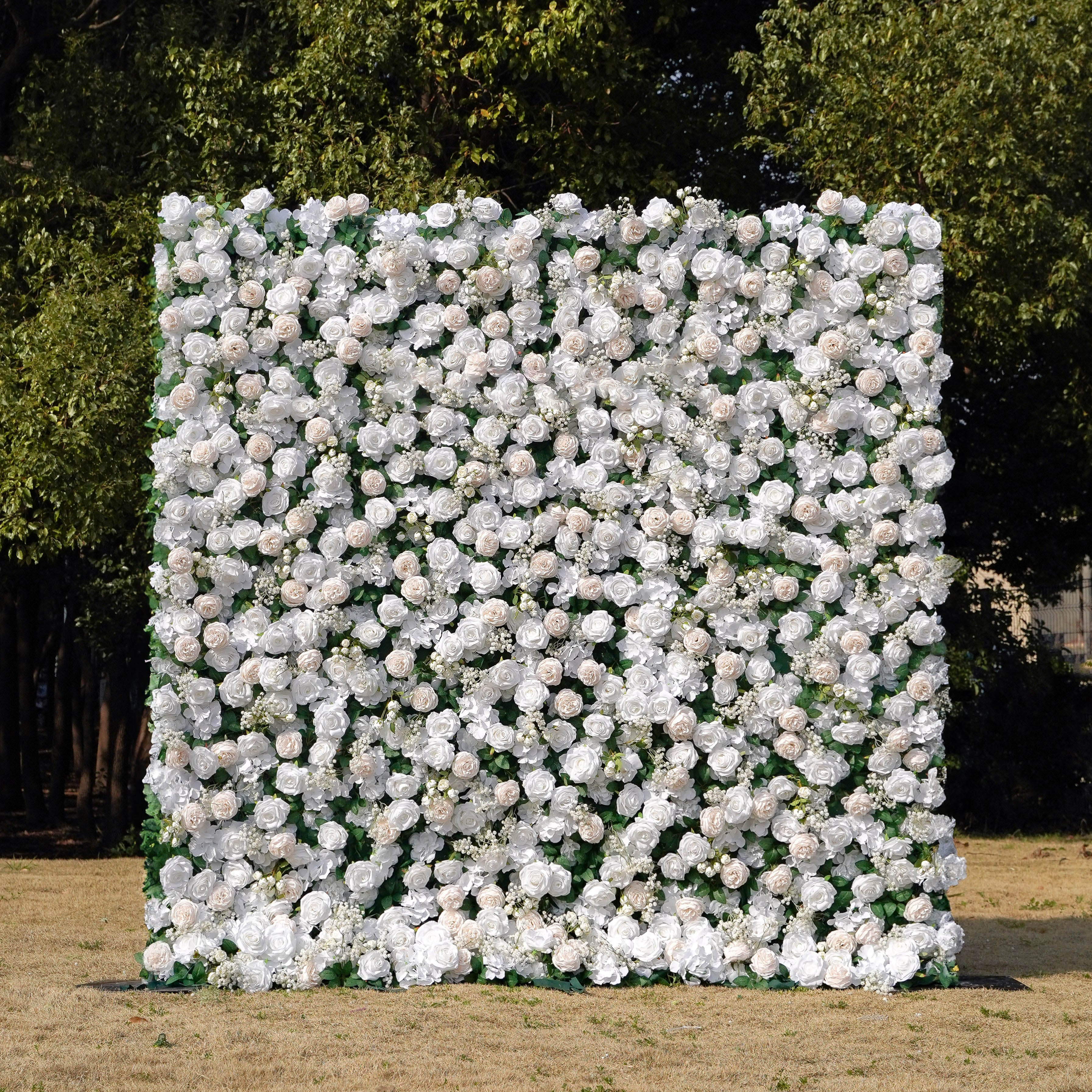 Love：4D Fabric Artificial zip up curtain flower wall – cevelum